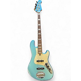 Used Lakland DJ4 Skyline Darryl Jones 4 string Blue Electric Bass Guitar