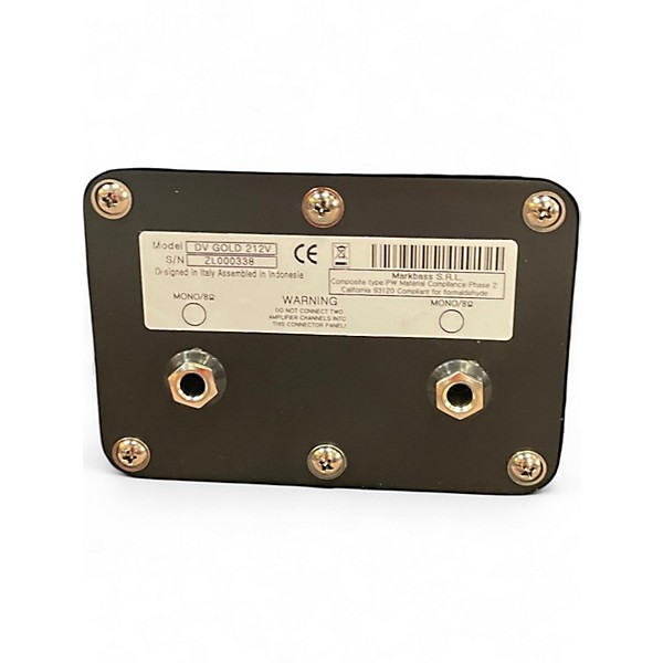 Used Markbass DV MARK 212V Guitar Cabinet