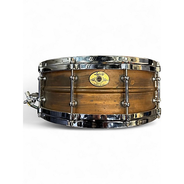 Used Ludwig Concert Brass Snare Drum Drum