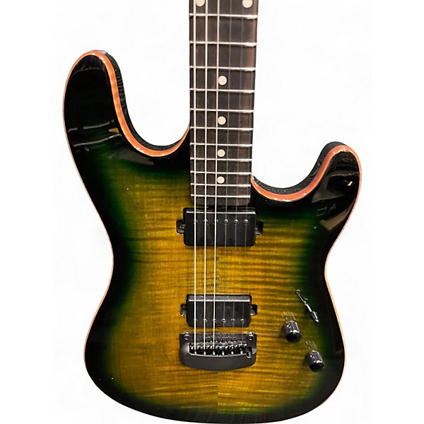 Used Ernie Ball Music Man Sabre  Gator Burst Solid Body Electric Guitar