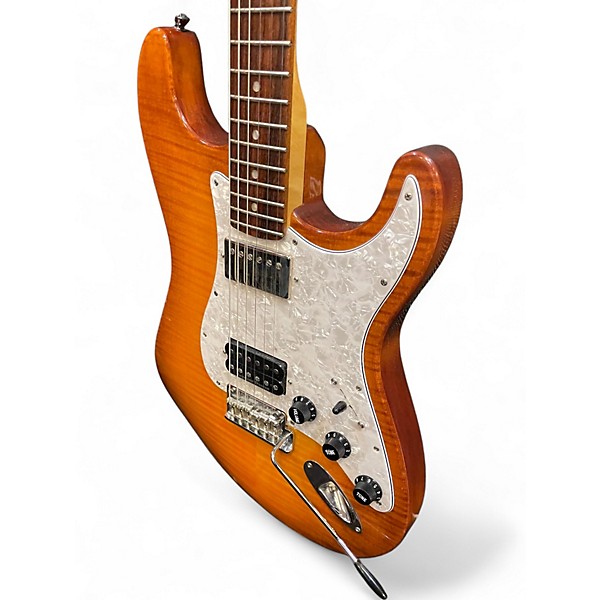 Used Fender American Select Stratocaster Iced Tea Solid Body Electric Guitar