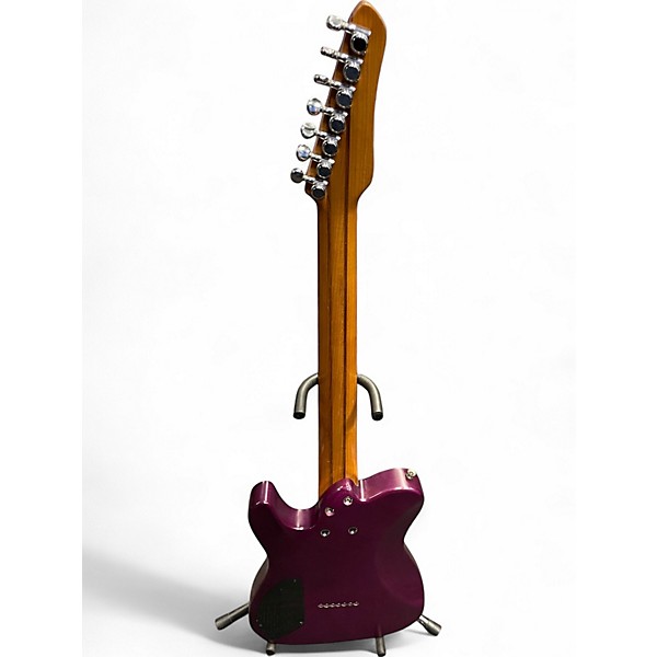 Used Balaguer Woodman Custom 7 string baritone Purple Baritone Guitars