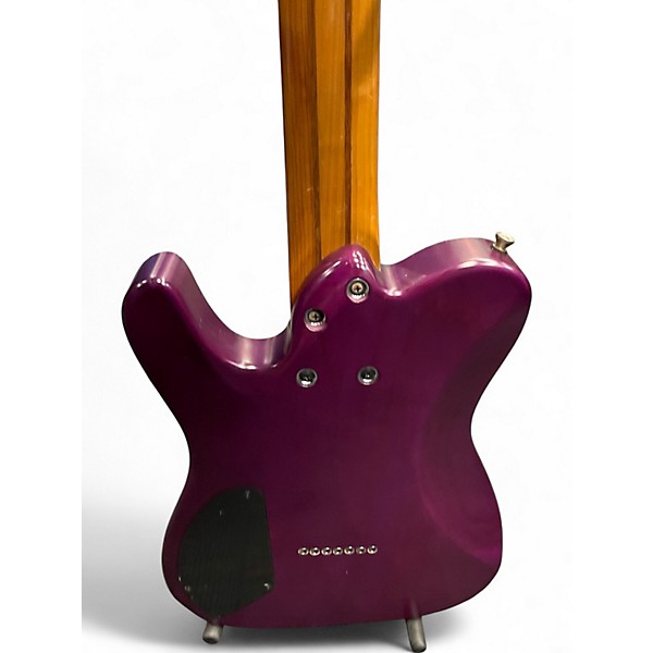 Used Balaguer Woodman Custom 7 string baritone Purple Baritone Guitars