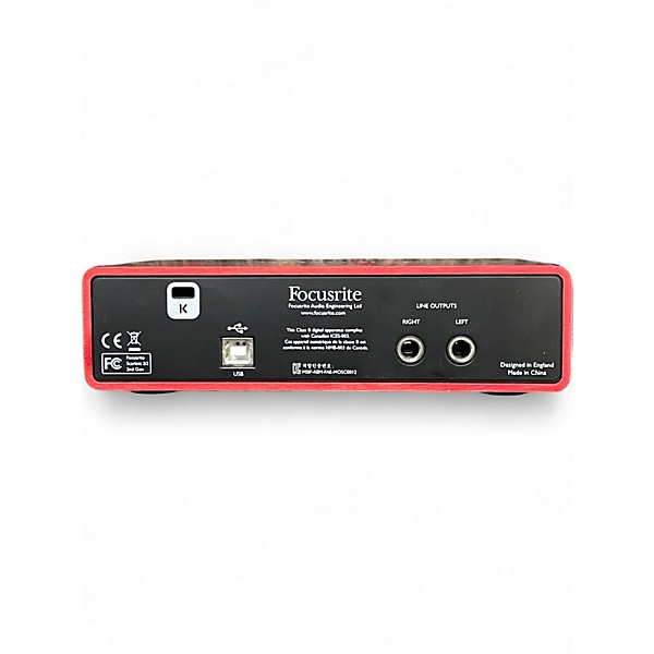 Used Focusrite Scarlett 2i2 Gen 2 Audio Interface