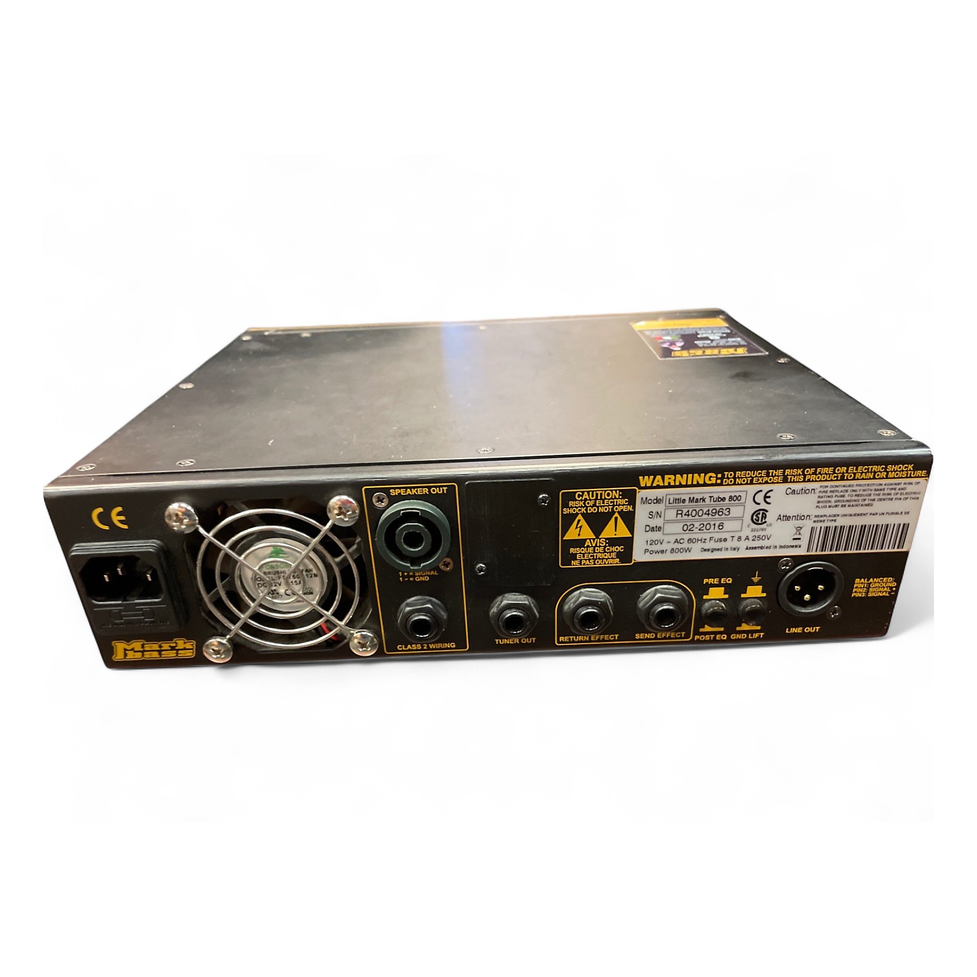 Used Markbass Little Mark Tube 800 Tube Bass Amp Head | Guitar Center