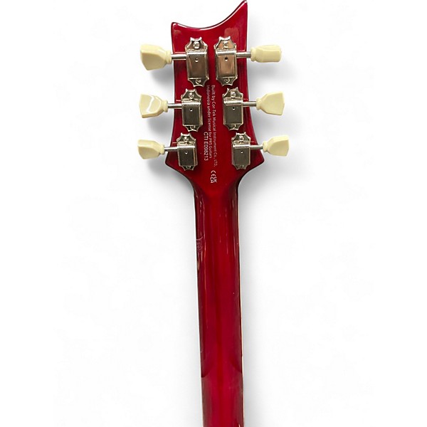Used 2020s PRS SE Singlecut McCarty 594 Cherry Solid Body Electric Guitar