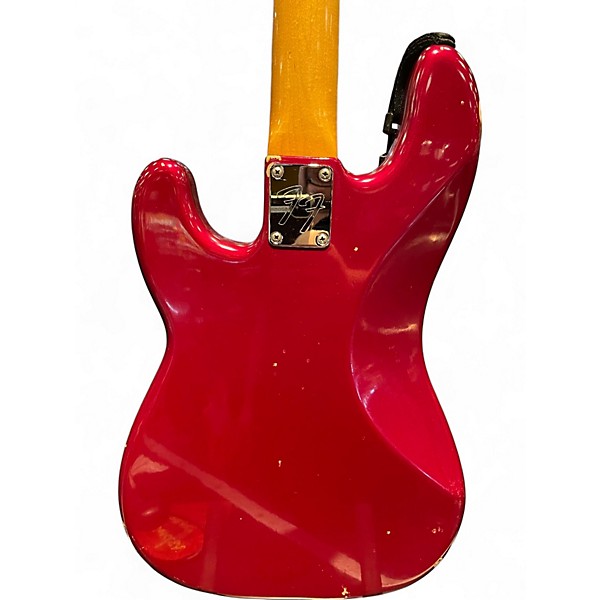 Used 2018 Fender Nate Mendel Precision Bass Candy Apple Red Electric Bass Guitar