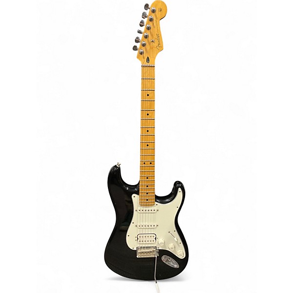 Used Fender Player Stratocaster Black Solid Body Electric Guitar