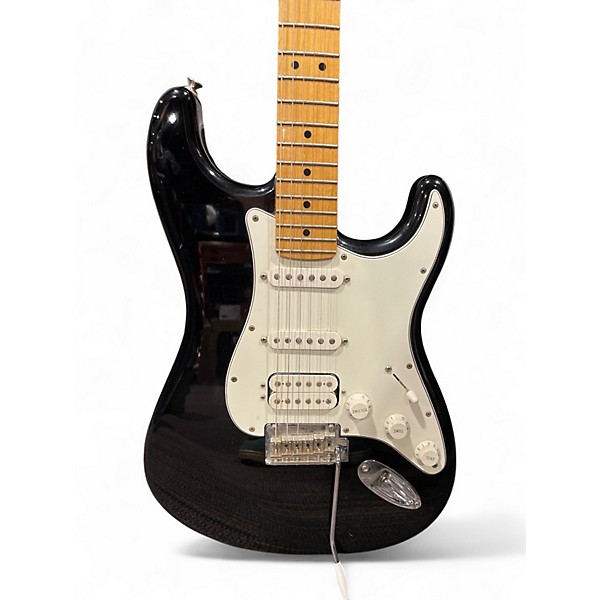 Used Fender Player Stratocaster Black Solid Body Electric Guitar