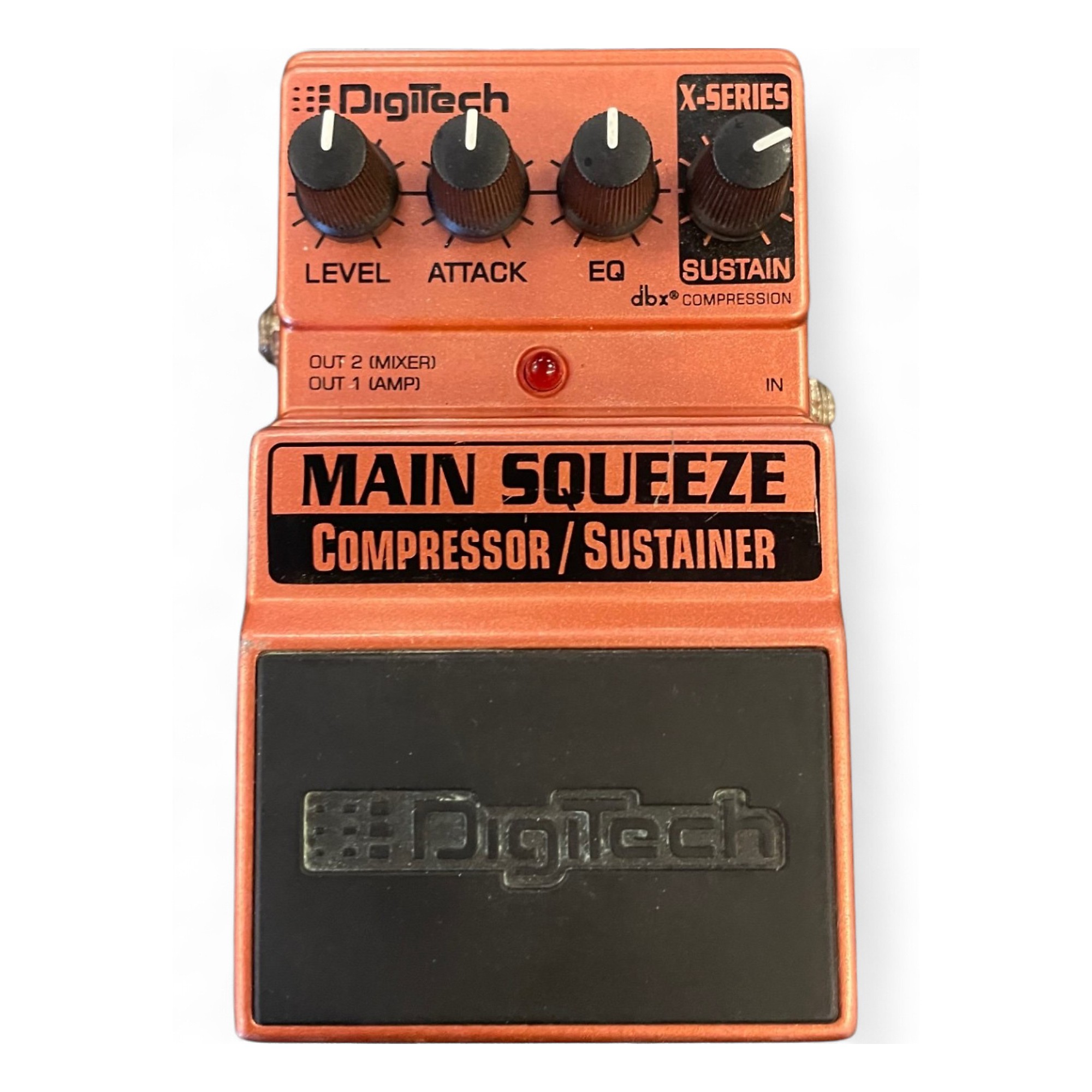 美品　Main squeeze digitech コンプレッサー Used DigiTech XMS Main Squeeze Compressor/Sustainer Effect