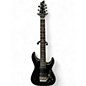 Used Schecter Guitar Research Hellraiser C7 Floyd Rose Sustaniac black Solid Body Electric Guitar thumbnail