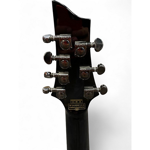 Used Schecter Guitar Research Hellraiser C7 Floyd Rose Sustaniac black Solid Body Electric Guitar