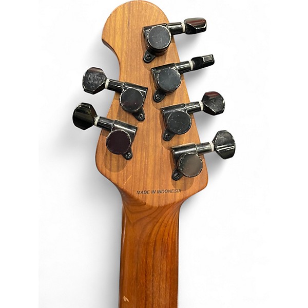 Used Sterling by Music Man JP150 FM PURPLE Solid Body Electric Guitar