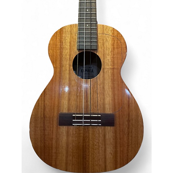 Used Kamaka HF4 Baritone Koa Ukulele