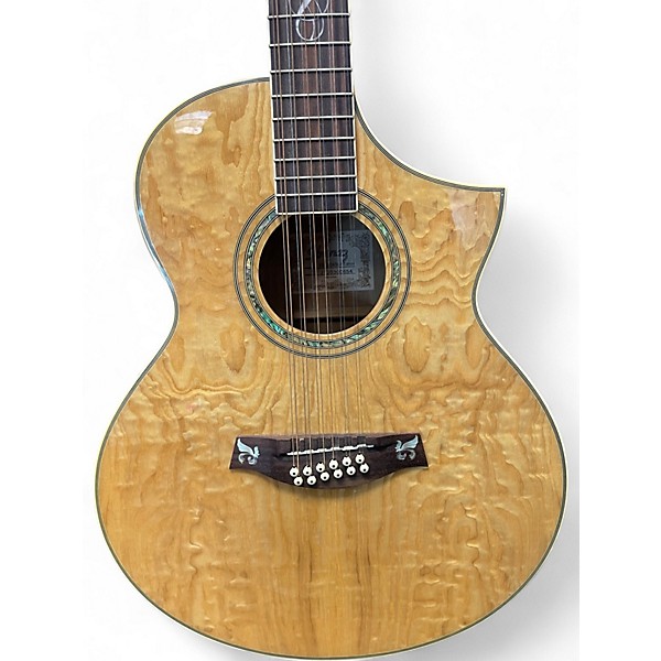 Used Ibanez EW2012ASE-NT Natural 12 String Acoustic Electric Guitar