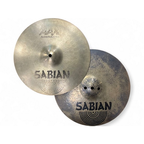 Used SABIAN 13in AAX Fusion Hi Hat Pair Cymbal