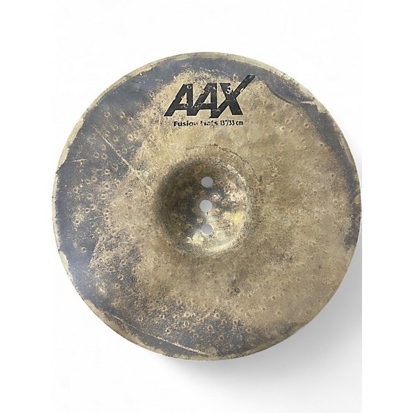 Used SABIAN 13in AAX Fusion Hi Hat Pair Cymbal