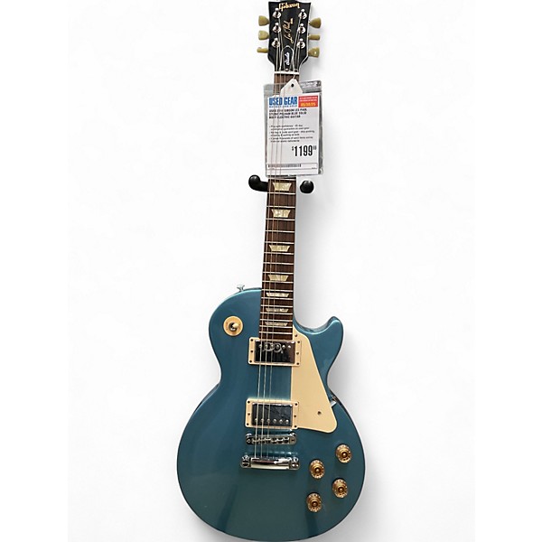 Used 2016 Gibson Les Paul Studio Pelham Blue Solid Body Electric Guitar
