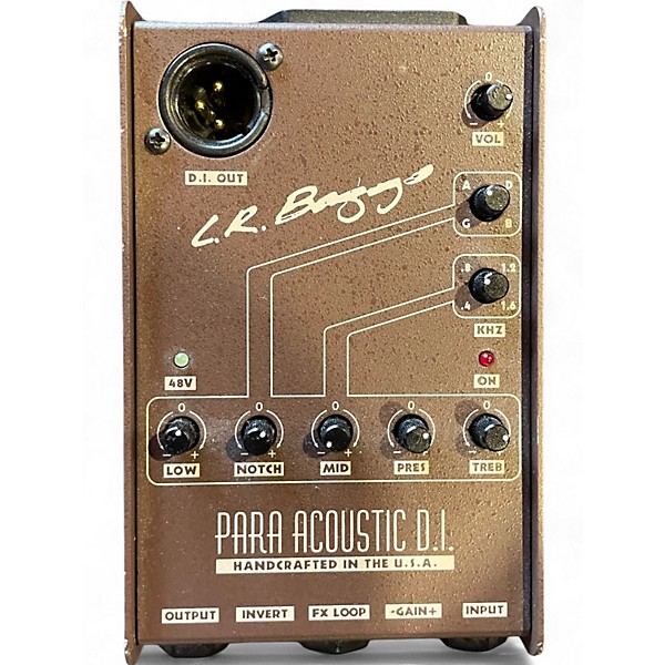 【2024新春福袋】 LR Used Baggs Pre Box Direct DI Acoustic Para Baggs LR Used 配信機器・PA機器・レコーディング機器
