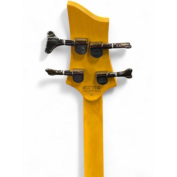 Used Schecter Guitar Research C4 4 String Sunbust Electric Bass Guitar