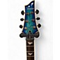 Used Schecter Guitar Research Omen Extreme 6 Ocean Blue Burst Solid Body Electric Guitar