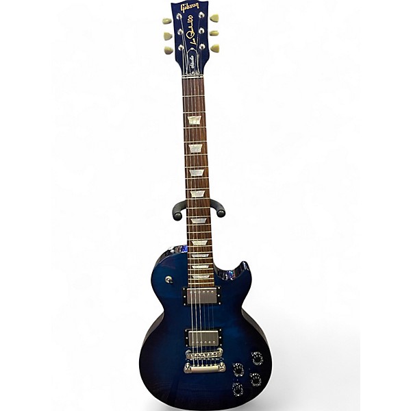 Used Gibson 100th Anniversary Edition Les Paul Studio  Trans Blue Solid Body Electric Guitar