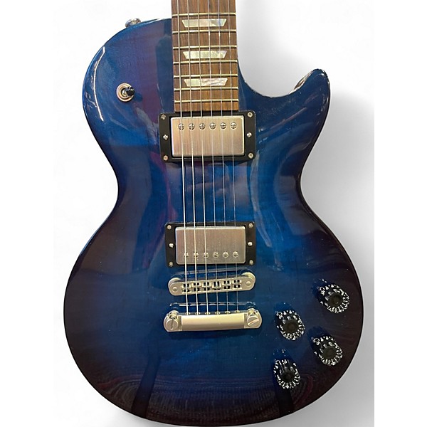 Used Gibson 100th Anniversary Edition Les Paul Studio  Trans Blue Solid Body Electric Guitar