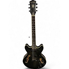 Used Carlo Robelli es 335 Trans Black Hollow Body Electric Guitar