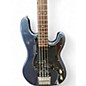 Used Schecter Guitar Research Diamond P Custom Blue Electric Bass Guitar