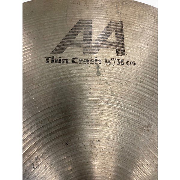 Used SABIAN 14in AA Thin Crash Cymbal