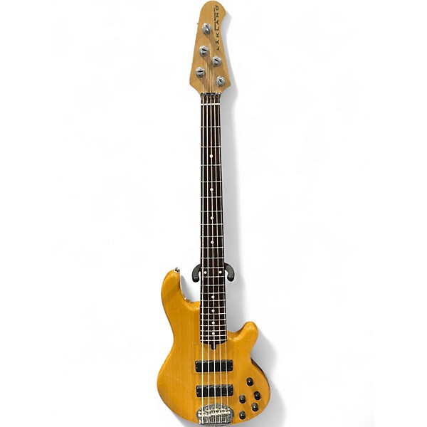 Used Lakland 55-01 Skyline Series 5 String Natural Electric Bass Guitar