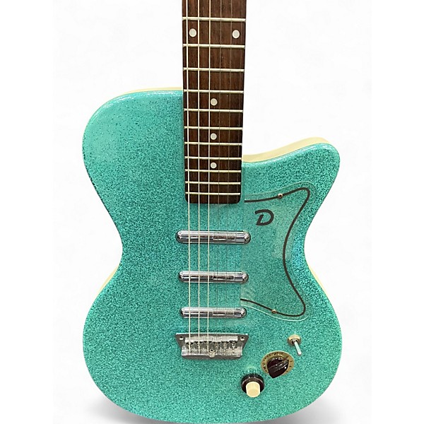 Danelectro 56-U3 Electric guitar Sparkle Green rare Good