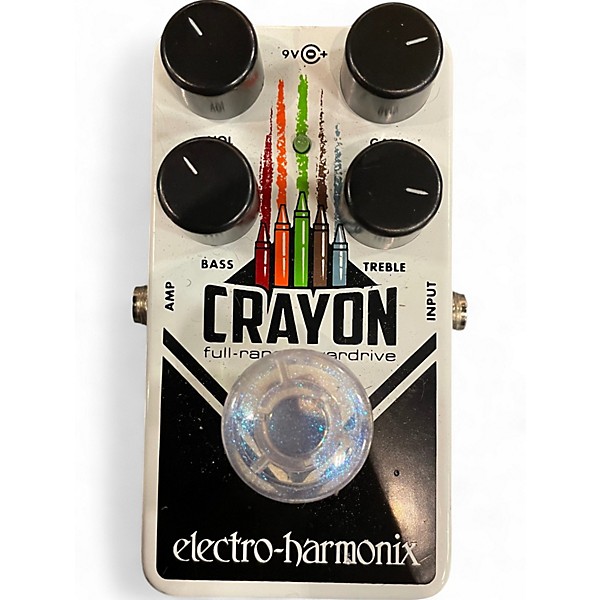 Used Electro-Harmonix Crayon Full Range Overdrive Effect Pedal