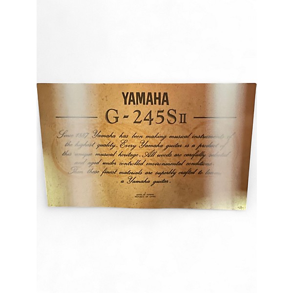 Used Yamaha G245S Natural Classical Acoustic Guitar