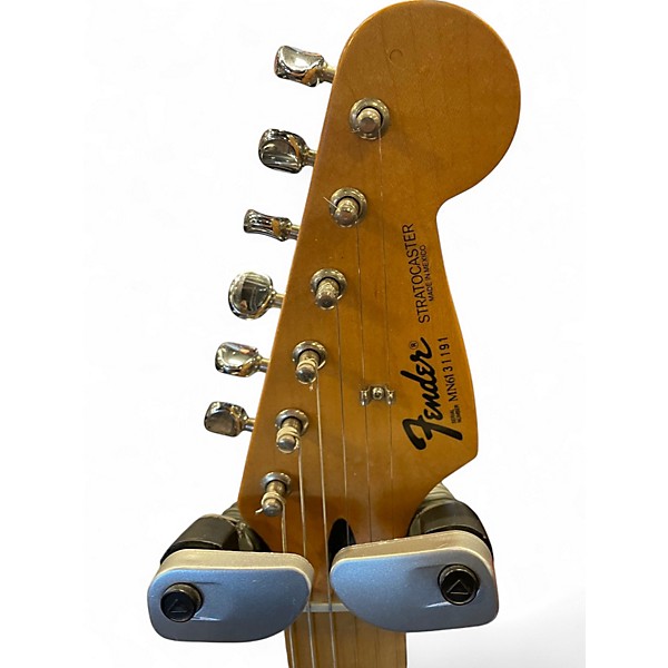 Used Fender STRATOCASTER Black Solid Body Electric Guitar