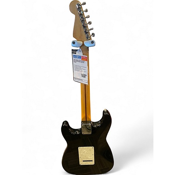 Used Fender STRATOCASTER Black Solid Body Electric Guitar