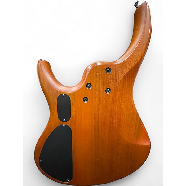 Used MTD Kingston Z Poplar Burl Vintage Natural Electric Bass Guitar