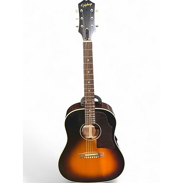 Used 2022 Epiphone Inspired By Gibson J45 Vintage Sunburst Acoustic Electric Guitar