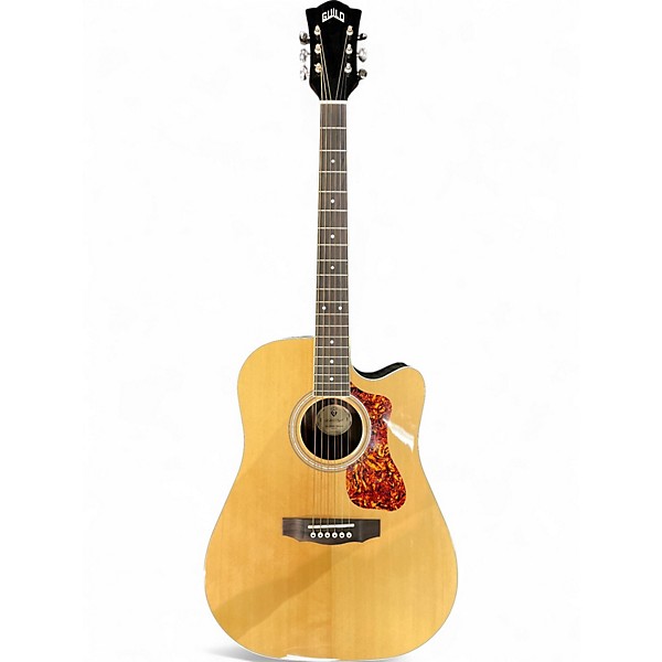 Used Guild D260CE DELUXE Natural Acoustic Electric Guitar