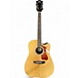 Used Guild D260CE DELUXE Natural Acoustic Electric Guitar thumbnail