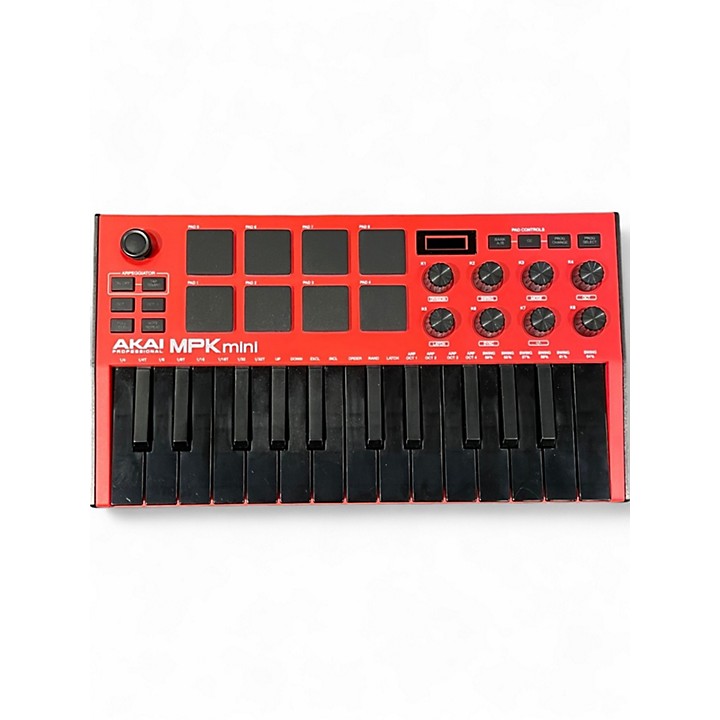 DTM・DAW AKAI Professional MPK mini mk2 Used Akai Professional MPK Mini MKII Red & Black MIDI