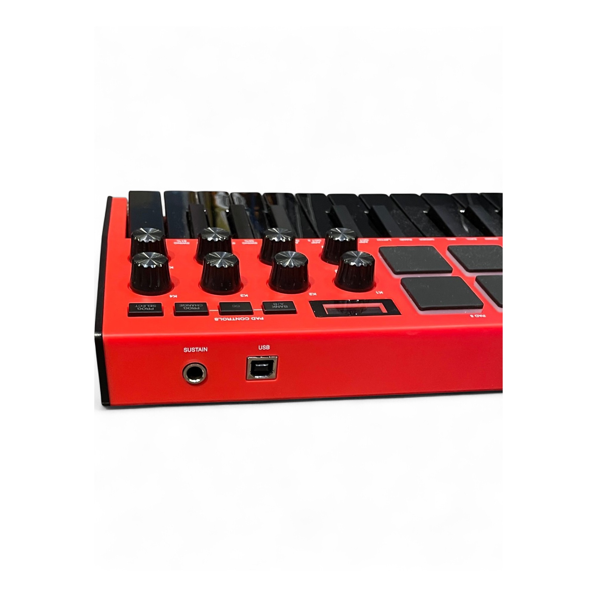 Used Akai Professional MPK Mini MKII Red & Black MIDI