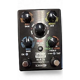 Used Line 6 POD EXPRESS BLACK Effect Processor