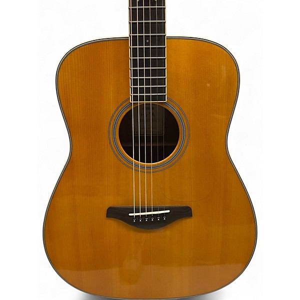 Used Yamaha FG-TA Natural Acoustic Electric Guitar