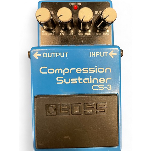 Used BOSS CS3 Compressor Sustainer Effect Pedal