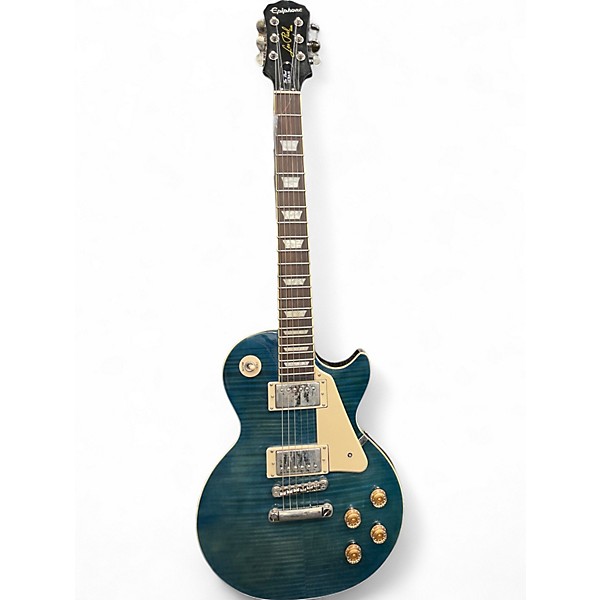 Used Epiphone Les Paul Ultra III Trans Blue Solid Body Electric Guitar