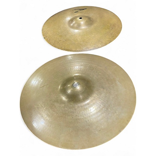 Used Zildjian 14in Z Custom Dyno Beat Hi Hat Pair Cymbal