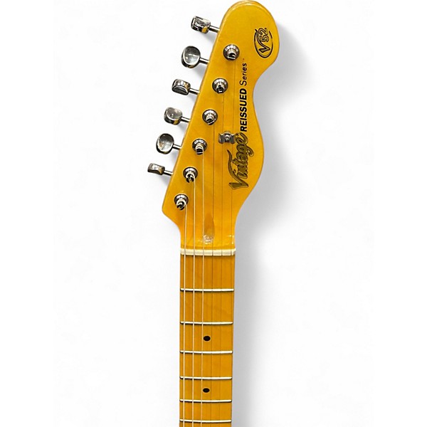 Used Vintage V52 Butterscotch Solid Body Electric Guitar