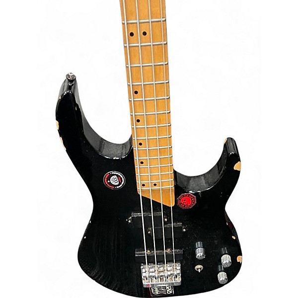 Used Washburn Mercury MB4 Black Electric Bass Guitar