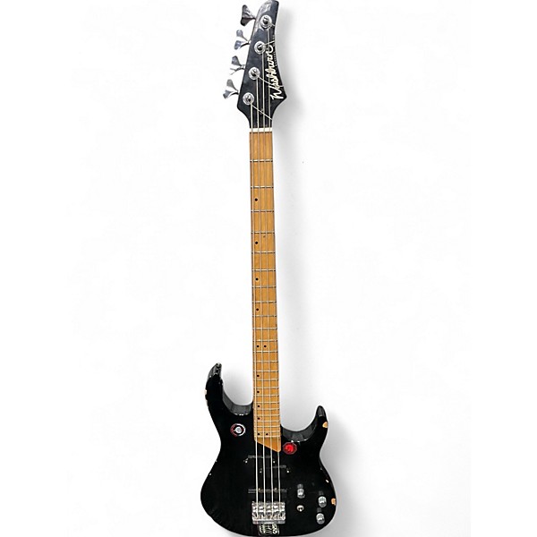 Used Washburn Mercury MB4 Black Electric Bass Guitar